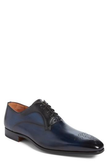 Men's Magnanni Salva Medallion Toe Oxford M - Blue