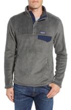 Men's Patagonia Re-tool Snap-t Pullover, Size - Grey