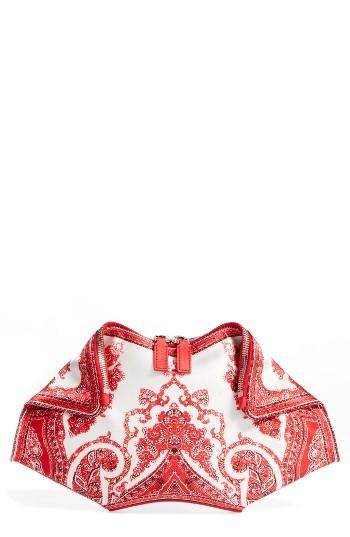 Alexander Mcqueen Small De Manta Clutch -