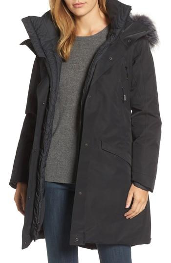 Women's The North Face Cryos Expedition 800 Fill Power Down Gore-tex Parka - Black