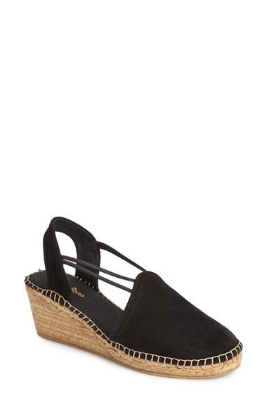 Women's Toni Pons 'tremp' Slingback Espadrille Sandal Eu - Black