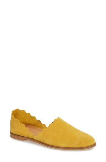 Women's Klub Nico Georgette D'orsay Flat M - Yellow