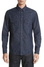 Men's Rag & Bone Beck Denim Shirt - Blue
