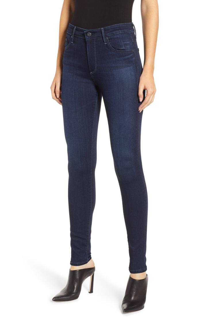 Women's Ag Farrah High Waist Skinny Jeans - Blue