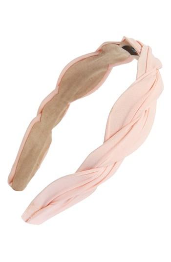 Tasha Wave Fabric Headband, Size - Pink