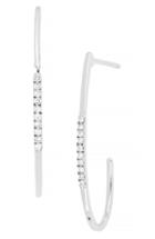 Women's Carriere Diamond J-hoop Earrings (nordstrom Exclusive)