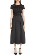 Women's Emporio Armani Embellished Two Piece Midi Dress Us / 42 It - Black