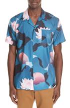 Men's Double Rainbouu Kyoto Song Camp Shirt - Pink