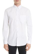 Men's Givenchy Extra Trim Fit Band Placket Sport Shirt - White
