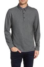 Men's Twentymetrictons Trim Micro Jacquard Polo Shirt - Black
