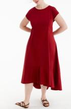 Women's Universal Standard For J.crew Stretch Poplin Dress, Size - Red