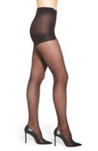 Women's Nordstrom Light Support Pantyhose, Size C - Black