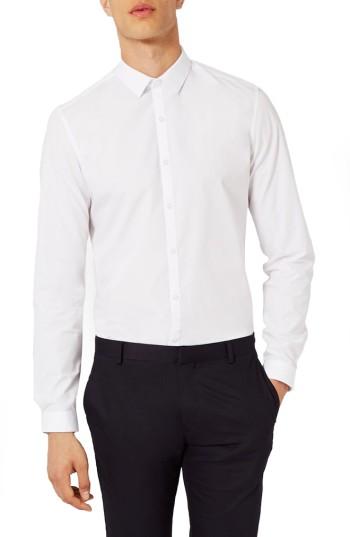Men's Charlie Casely-hayford X Topman Skinny Fit Dress Shirt - White
