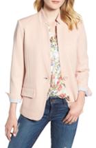 Women's Olivia Moon Cotton Blend Knit Blazer - Pink