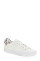 Women's Joie Darena Crystal Embellished Sneaker Us / 35eu - White