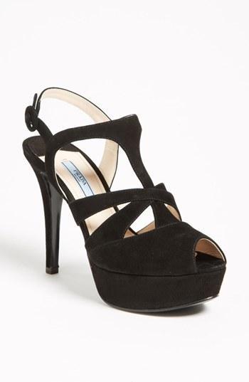 Prada Platform Sandal Black