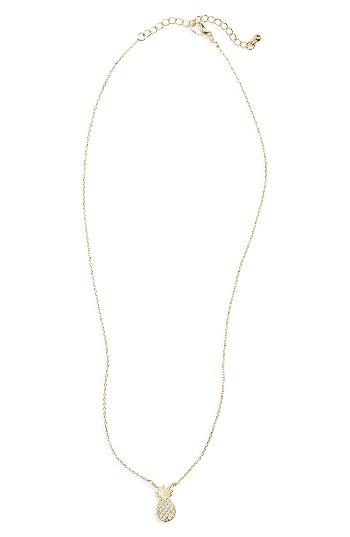 Women's Girly Pineapple Charm Necklace