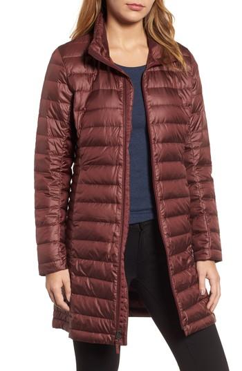Women's Patagonia Fiona Water Repellent 600-fill-power Down Parka - Burgundy