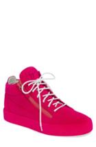 Men's Giuseppe Zanotti Mid Top Sneaker Eu - Pink