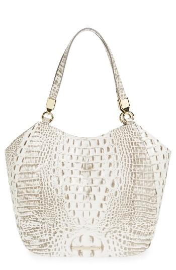 Brahmin Melbourne Marianna Leather Tote - Grey