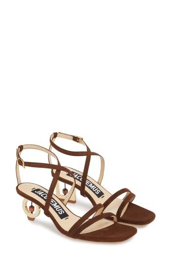 Women's Jacquemus Les Sandales Perola Sandal Us / 37eu - Brown