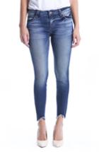 Women's Kut From The Kloth Connie Ankle Skinny Frayed Hem Jeans X - Blue