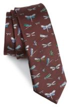 Men's Valentino Dragonfly Silk Tie, Size - Red
