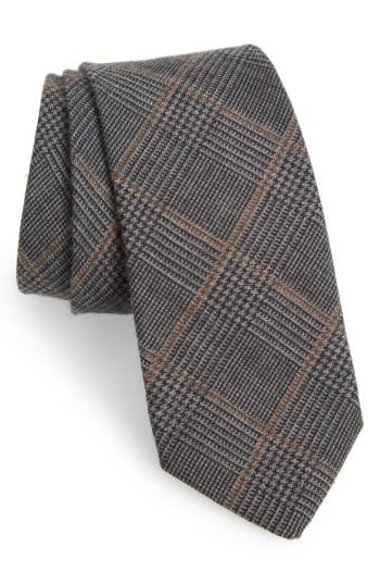 Men's Bonobos Dupont Glen Plaid Wool Tie, Size - Blue
