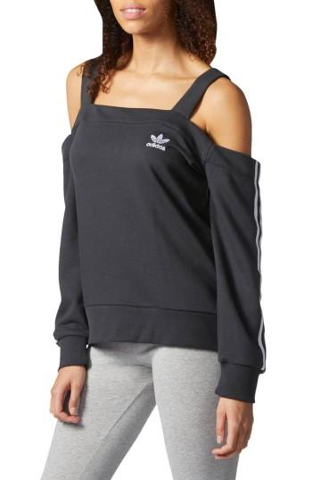 Women's Adidas Originals Cold Shoulder Sweatshirt