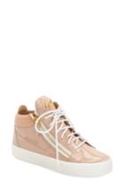Women's Giuseppe Zanotti 'may London' High Top Sneaker .5 M - Beige