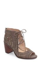Women's Vince Camuto 'tarita' Cutout Lace-up Sandal M - Grey