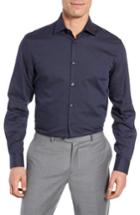 Men's John Varvatos Star Usa Regular Fit Print Sport Shirt .5l - Blue