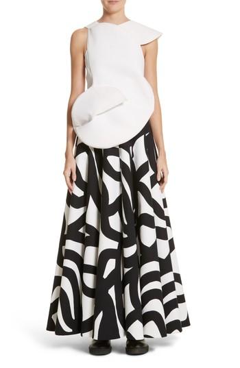 Women's Junya Watanabe Swirl Skirt - White