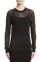 Women's Michael Kors Burnout Leopard Sweater