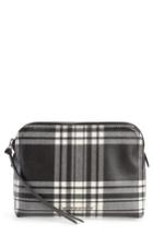Burberry Laminated Tartan Pouch - Red