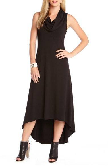 Women's Karen Kane 'katie' Cowl Neck High/low Maxi Dress
