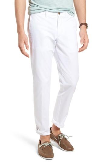 Men's 1901 Ballard Slim Fit Stretch Chino Pants X 30 - White