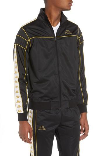 Men's Kappa Racing Track Jacket - Black