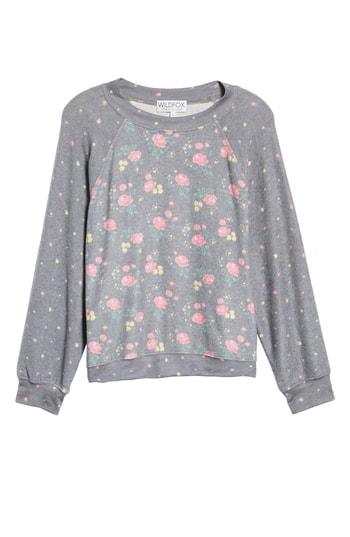 Women's Wildfox Hazy Bloom Sommers Sweatshirt - Pink