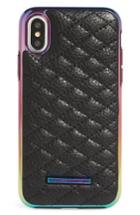 Rebecca Minkoff Luxe Leather Iphone X Case - Black