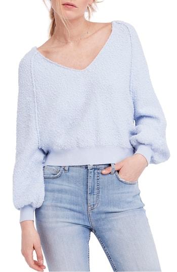 Women's Free People Found My Friend Sweater - Blue