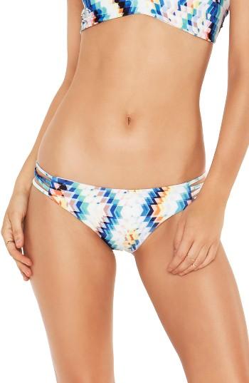 Women's L Space Diamond Daze Reversible Bikini Bottoms - White