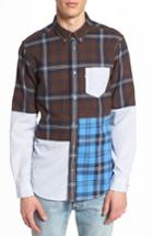 Men's Wesc Voss Long Sleeve Shirt, Size - Brown
