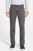 Men's Paige Normandie Slim Straight Leg Twill Pants - Grey