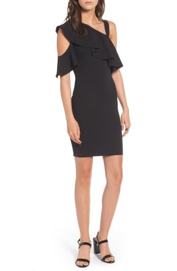 Women's Soprano Ruffle One-shoulder Body-con Dress