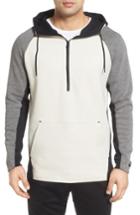 Men's Nike Half-zip Pullover Hoodie - Grey