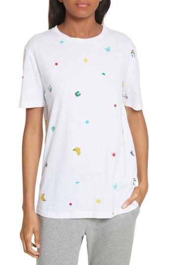 Women's Etre Cecile Tropical Icon Tee - White