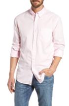 Men's J.crew Slim Fit Stretch Secret Wash Garment Dyed Sport Shirt - Blue