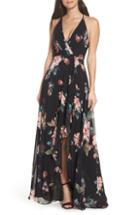 Women's Jenny Yoo Farrah Halter Gown (similar To 14w) - Black