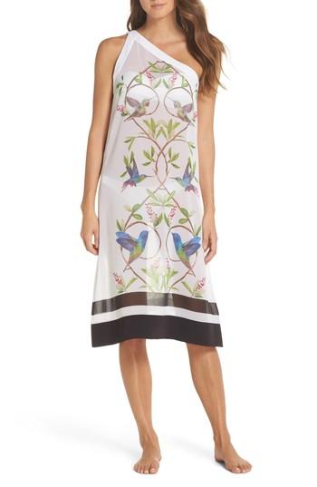 Women's Ted Baker London Highgrove One-shoulder Cover-up Dress - White